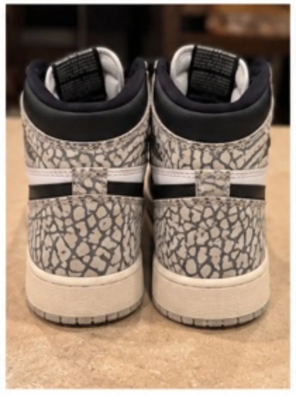 Air Jordan 1 Retro High OG “White Cement” — 7Y